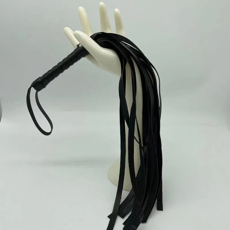 Exotic Flirting Toys of Scattered Tassel Small Leather Whips for