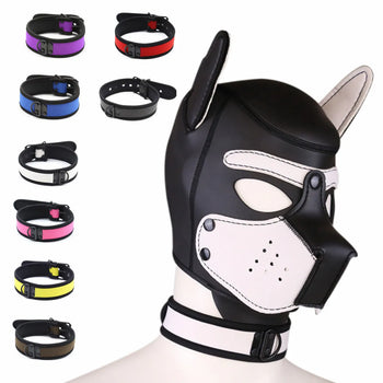 Exotic Accessory of Puppy Play Bondage Collar Strap for Men Women Bdsm