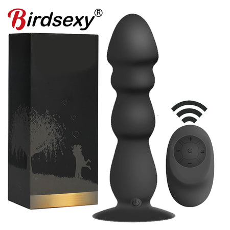 10 Speeds Wireless Remote Anal Dildo Male Prostate Massager Strong