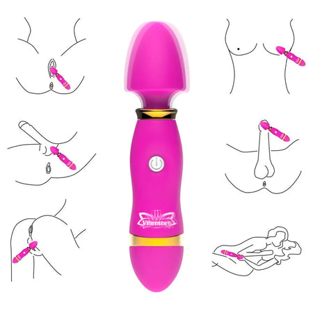 Magic Wand Vibrator Sex Toys For Woman Breast Clitoris Stimulator