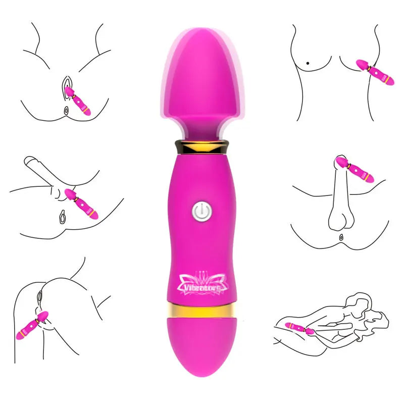 Magic Wand Vibrator Sex Toys For Woman Breast Clitoris Stimulator