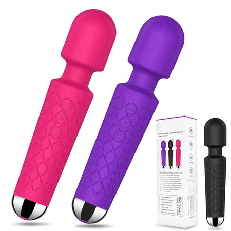 20 Modes Vibrator for Women G-Spot Powerful Magic Wand Masturbator