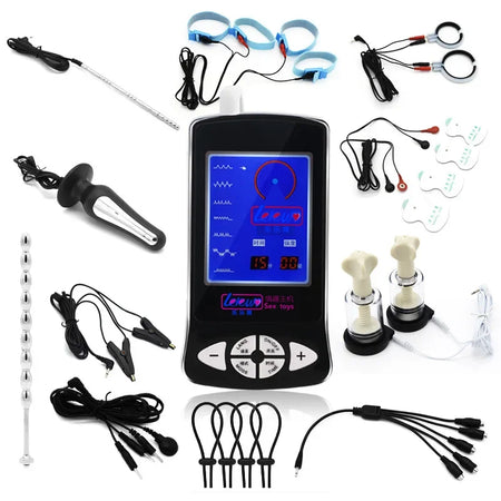 Electric Shock Penis Plug Cock Ring Stimulation Estim Electrosex