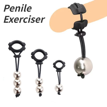 Male Penis Ring Ghost Exerciser Bdsm Penlie Device Weight Bearing