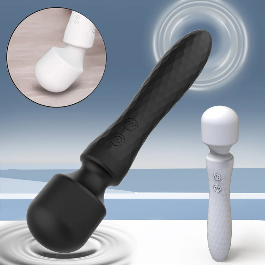 Powerful Dual Motor Vibrator for Woman AV Magic Wand G Spot Massage