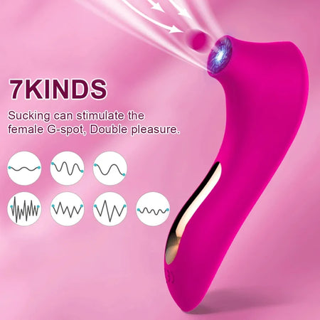 Sucker Clitoris Sucking Vibrator Female Clit Nipple G-Spot Oral Vacuum